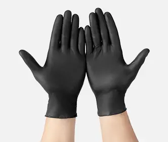 Black Nitrile Exam Gloves